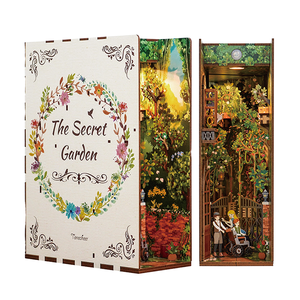 Kit de bricolage 3D <span class=keywords><strong>en</strong></span> <span class=keywords><strong>bois</strong></span> pour <span class=keywords><strong>maison</strong></span> miniature de poupée, thème <span class=keywords><strong>Jardin</strong></span> Secret, idéal pour les cadeaux - Product Image 1