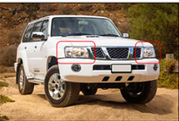 Phares de haute qualité pour Nissan Patrol Y61 2004-2007