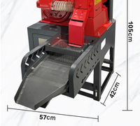 Moulin à riz portable, décortiqueuse de paddy, machine à moudre et polir le riz pour usage domestique et commercial, 220V 2800 tr/min 180 kg/h, facile à utiliser
