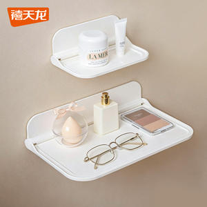 Étagère de rangement pliable murale Xitianlong, étagère d'angle rectangulaire, solution d'organisation durable pour la salle de bain - Product Image 1