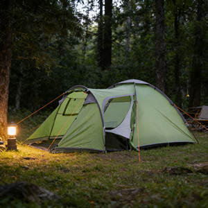 Carpa Familiar Ligera para Acampar y Viajar al Aire Libre, Carpa Impermeable Portátil para 3 Personas con Porche Delantero - Product Image 4