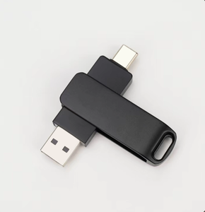 Clé USB en métal USB 2.0/3.0 Type-C en gros avec logo et couleurs personnalisés, garantie 1 an, capacité de 1 Go à 128 Go - Product Image 3