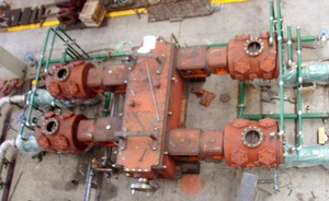 Compresseur d'air/azote horizontal sans huile 617/618N à mouvement alternatif, pompe à moteur fixe avec PLC, neuf - Product Image 2