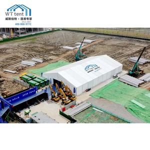 Tente d'entrepôt temporaire ignifuge <span class=keywords><strong>pour</strong></span> chantier <span class=keywords><strong>de</strong></span> construction, montage rapide, tente modulaire - Product Image 6