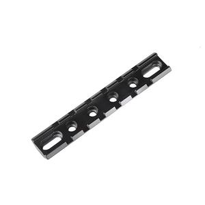 Custom telescope mounting 11-slot aluminum 6-slot optic base accessories With Curved Bottom For Outdoor Marking <b>Light</b> Flashlight - Product Image 5