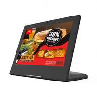 Tablet OEM en Forma de L con Pantalla Táctil de 10.1 Pulgadas, Windows 10, RK3128, 1G+16G RAM/ROM, Evaluador de Comentarios de Clientes, Pedidos en Restaurantes, RJ45 POE
