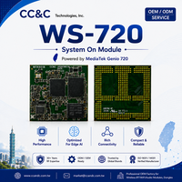 Module système SoM MediaTek Genio720 WS-720 OSMv1.2 Open Standard LGA 662 broches, carte de base industrielle IA embarquée AIoT 5G/4G