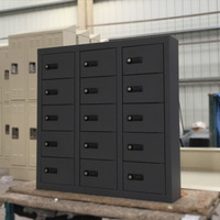 Casier en acier personnalisé Utop à 6/8/15 portes avec serrure à combinaison, assemblé, étanche, pour le rangement