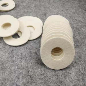 2026 <strong>5</strong> mm Thick 1 Inch Round and Square Beige Self Adhesive Felt Pads for Furniture Chair Legs Floor Protectors - Product Image 3