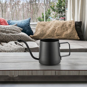 Olla de café de <span class=keywords><strong>acero</strong></span> <span class=keywords><strong>inoxidable</strong></span> para colgar en la oreja, taza de café, boquilla larga descubierta gruesa, utensilio de boca fina - Product Image 6