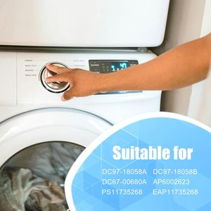 Perilla de Control de Aparato de Lavandería, Perilla de Control de Aparato de Lavadora y Secadora, Reemplaza A LA DE LA DC97-18058A, <span class=keywords><strong>Samsung</strong></span>, 1, 2, 2, 1, 2, 1, 2, 2, 2 - Product Image 6