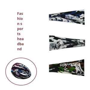 Nouveau Bandeau de Sport en Soie Glacée pour Hommes Européens et Américains, Élastique et Respirant en Polyester, Idéal pour la Course Décontractée et le Fitness - Product Image 3