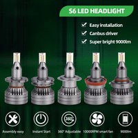 Phares LED de voiture super lumineux Canbus sans erreur 70 watts 7000 lm 6000 K H11, éclairage LED automobile Canbus