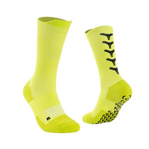 High Quality Free Sample Custom Logo Men's Non-Slip Grip <b>Socks</b> Football Soccer Crew <b>Long</b> Athletic Quick-Drying Sport Wholesale - Product Image 3