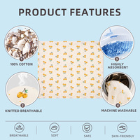 Couverture Bébé Personnalisable en Coton Mousseline Imprimée, 2 Couches Respirantes, Gaze Froissée, Langes d'Emmaillotage pour Nouveau-né, Couette d'Été pour Crèche