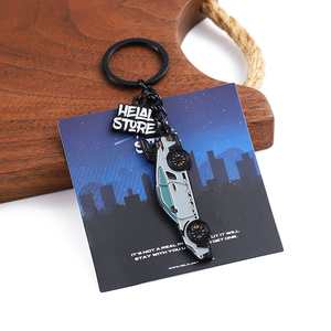 Cá Nhân Tùy Chỉnh Kim Loại Xe Móc Khóa Xe Hình Dạng Thương Hiệu Mô Hình Logo Mềm Men Kẽm Hợp Kim Keychain Móc Chìa Khóa Với Logo - Product Image 5
