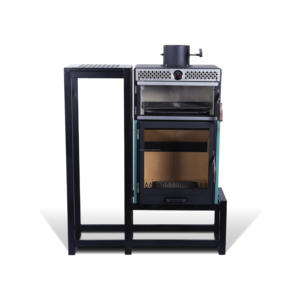 <span class=keywords><strong>Stufa</strong></span> <span class=keywords><strong>a</strong></span> <span class=keywords><strong>Legna</strong></span> Moderna <span class=keywords><strong>a</strong></span> Libera Installazione con Forno Integrato per Uso Interno ed Esterno in Soggiorno Sala da Pranzo Hotel e Villa - Product Image 3