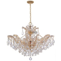Lustre en cristal européen traditionnel de haute qualité maria theresa, grand hôtel de luxe K9
