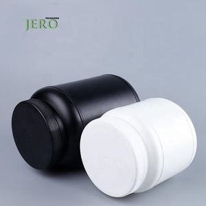 Hộp đựng thực phẩm bổ sung bằng nhựa HDPE tái chế 5LB 3.8LB, không chứa BPA, dùng đựng protein, đường & thức ăn trẻ em, màu đen - Product Image 2