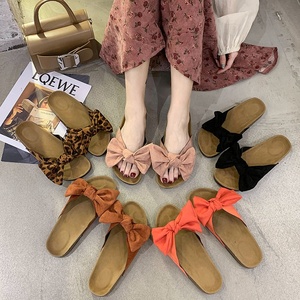 Nuevo OEM lindo barato al por mayor precio de fábrica dama plana verano playa zapatillas mujer zapatillas <span class=keywords><strong>Sandalias</strong></span> de corcho - Product Image 2