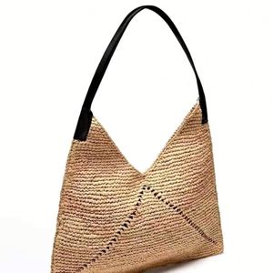 Sac en paille de raphia de style professionnel, grande capacité pour les nouveaux cadeaux promotionnels - Product Image 5