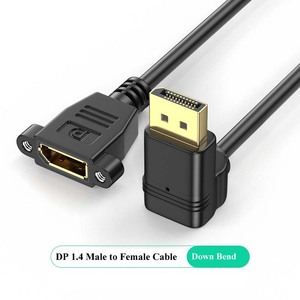 Câble d'extension plaqué or pour homme et femme, gaine en PVC, cuivre sans oxygène 4K/60Hz pour connexion HDTV, moniteur, ordinateur - Product Image 4