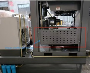 AIRSTONE 3.7KW 5.5KW 7.5KW 11KW 5HP 7.5HP 10HP 15HP Fix Speed Belt Driven Screw <strong>Air</strong> <strong>Compressor</strong> 220V 380V 400V 8Bar 10Bar 116Psi - Product Image 2