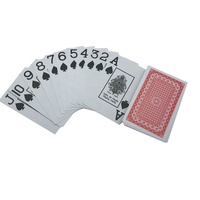 Prix de gros, jeu de cartes à jouer personnalisées avec impression publicitaire, compatible avec l'emballage personnalisé, provenant d'un fournisseur chinois