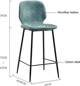 Cocina industrial desayuno bar taburete sillas - Product Image 6