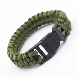 DF404 Black <b>Braided</b> Nylon Survival Bracelet Buckle Outdoor <b>Accessory</b> All Seasons - Product Image 5