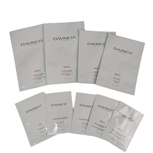Pochette d'emballage vide en plastique de 8ml 10ml 25ml 40g imprimé d'illustration personnalisée, sachets d'échantillon d'emballage de masque de lavage de corps de shampooing de lotion - Product Image 4