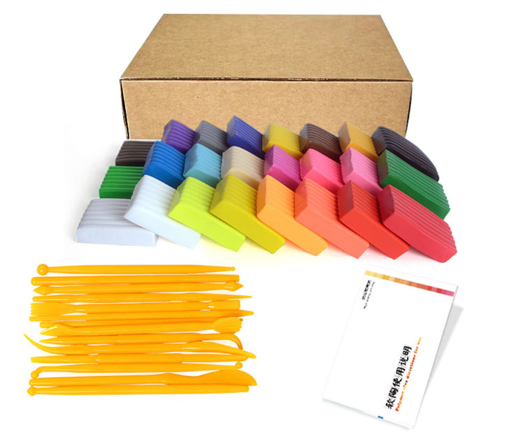 2019 разноцветная детская развивающая Полимерная глина