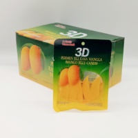 Heetverkopende Aziatische 3D Mango Jelly Candy Lekkere Fruit Jelly Snoepjes Thailand Mango Jelly's