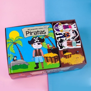 FSC Factory Sale Custom Jigsaw Puzzle Gift Set Cover <strong>Pirates</strong> Theme Kids Educational Toys With Story <strong>Books</strong> - Product Image 6
