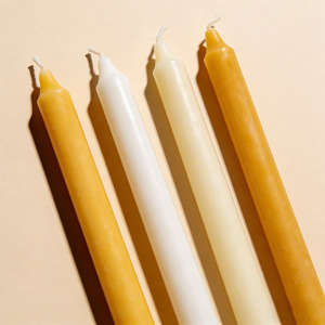 Best Selling Quality XL <strong>UK</strong> Homemade White Yellow <strong>Beeswax</strong> Paraffin Table Dinner Stick Emergency <strong>Candles</strong> Size Set - Product Image 1