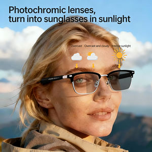 Lunettes intelligentes Bluetooth, appels et <span class=keywords><strong>musique</strong></span> mains libres, utilisation <span class=keywords><strong>pour</strong></span> <span class=keywords><strong>la</strong></span> pêche et <span class=keywords><strong>de</strong></span> jour comme <span class=keywords><strong>de</strong></span> nuit, charge magnétique, verres photochromiques - Product Image 1