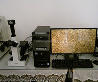 Microscope trinoculaire avancé métallisgraphique, contrôle d'ordinateur rs-4xce, avec logiciel