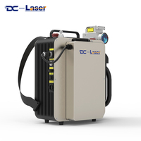 Dachuan DC Small Backpack Type Pulse 100w 200w Nettoyeur de sols portatif, Détachant de peinture et Détachant de rouille au laser pour la couche d'alumine