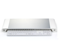Minimalisme Monitor Standaard Riser Met Usb Hub Monitor En Laptop Standaard Met 4 Usb 3.0 Opladen Poorten Aluminium Legering Monitor Stand