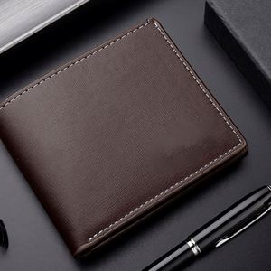 Portefeuille pliable de luxe en cuir PU pour hommes et femmes, fin et élégant, personnalisable avec des inserts pour cartes de crédit/d'identité et porte-monnaie - Product Image 5