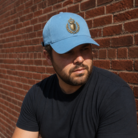 Casquette de sport 6 panneaux en coton Oxford 100% de haute qualité, réglable, avec logo brodé 3D, style britannique vintage, nautique, pour homme, motif pois et fruits