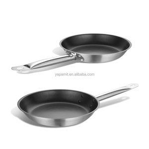 Cuisine commerciale en acier inoxydable Chef poêle à frire Restaurant cuisson gril plaque chauffante usine gros ustensiles de cuisine en métal - Product Image 2