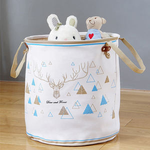 <span class=keywords><strong>Cubo</strong></span> de almacenamiento de juguetes de plástico plegable de tamaño extra grande, cesta de <span class=keywords><strong>ropa</strong></span> <span class=keywords><strong>sucia</strong></span> de tela para el hogar, <span class=keywords><strong>ropa</strong></span> <span class=keywords><strong>sucia</strong></span> plegable gruesa - Product Image 5