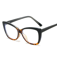 Gafas TR90 Ojo de Gato Grandes con Protección Anti Luz Azul para Mujer 2026, Monturas Ópticas con Lentes Transparentes, Gafas de Diseño para Dama
