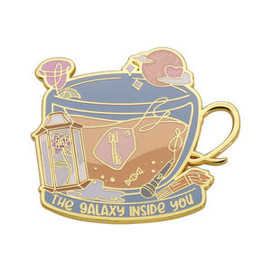 Design personnalisé d'épingles en métal émaillé pour bière Fabricant d'épingles d'insigne de lettre en alliage de zinc avec logo alimentaire personnalisé - Product Image 5