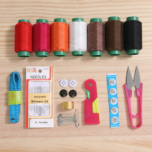 Sewing Kit 10 Piece Set Portable Hand Sewing Thread Mending <b>Tools</b> Storage <b>Box</b> Needlework Essentials - Product Image 2