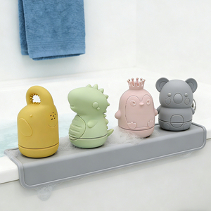 Jouet éducatif Montessori Melikey, ensemble de jouets aquatiques pour enfants, jouets de bain pour tout-petits, animaux - Product Image 1