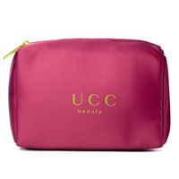 Pochette de maquillage élégante en satin de soie, grande capacité, portable, pour voyage, organiseur de cosmétiques