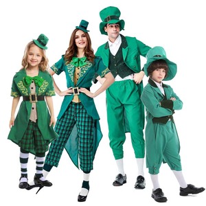 Disfraces <span class=keywords><strong>de</strong></span> Duende Irlandé<span class=keywords><strong>s</strong></span> Verde para Niños, para Fiestas <span class=keywords><strong>de</strong></span> Halloween, Día <span class=keywords><strong>de</strong></span> San Patricio, con Sombrero Verde, SPDG-002 - Product Image 2