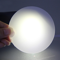 PC givré PS acrylique PMMA diffuseur feuille de cheminée/panneau/plaque pour lumière Led